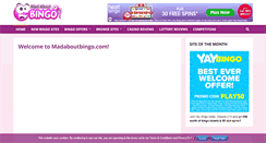 Desktop Screenshot of madaboutbingo.com